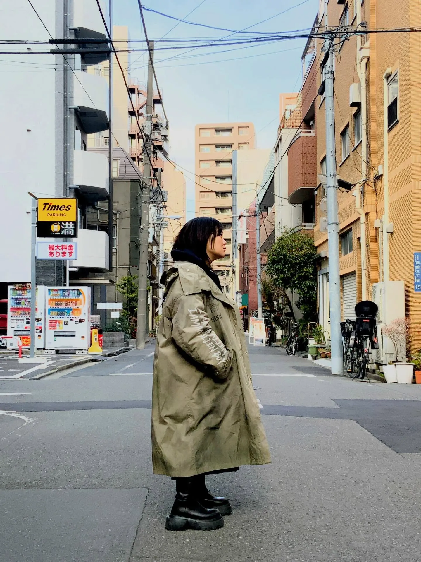 一点モノのモッズコート🧥