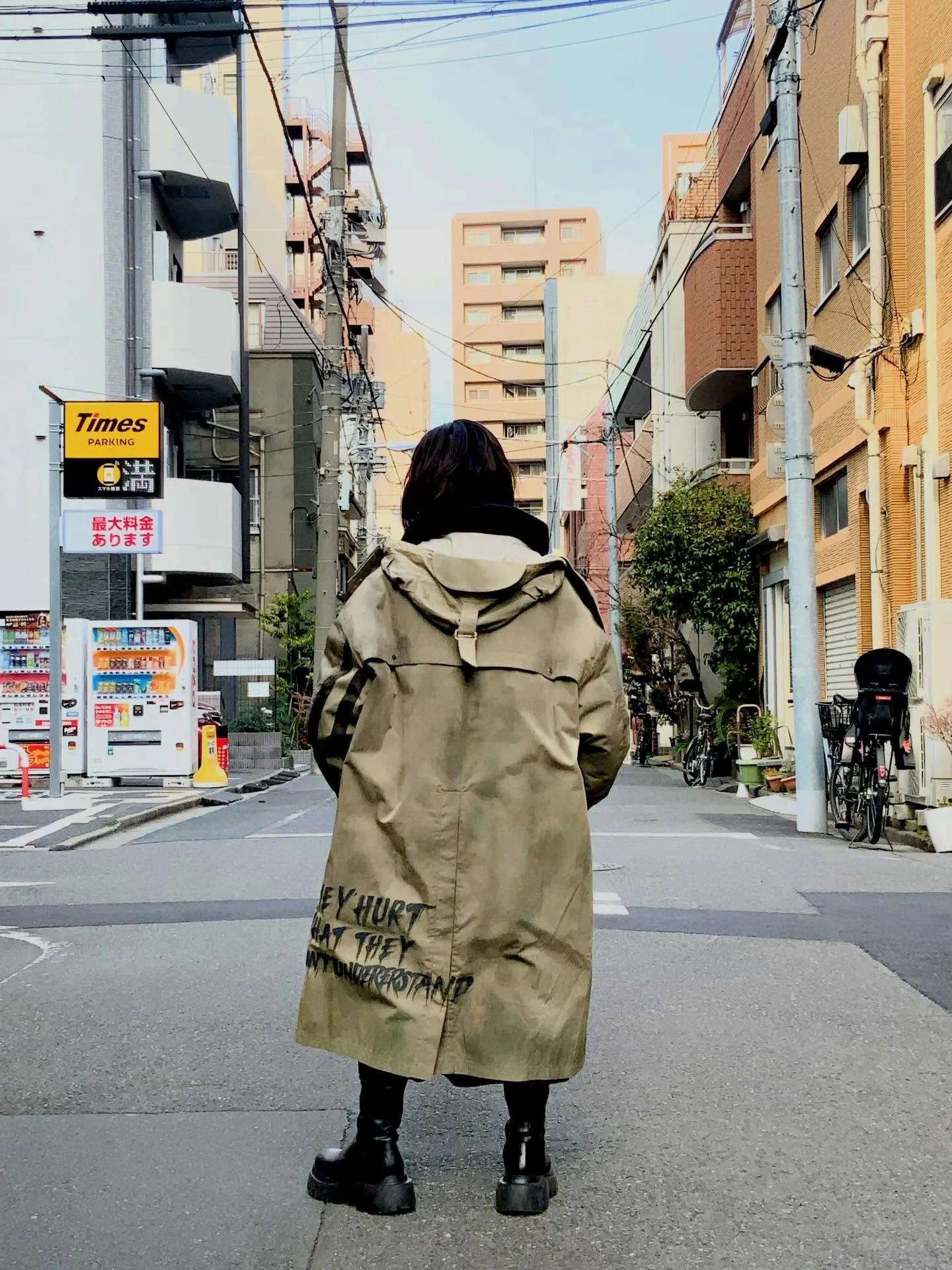 一点モノのモッズコート🧥